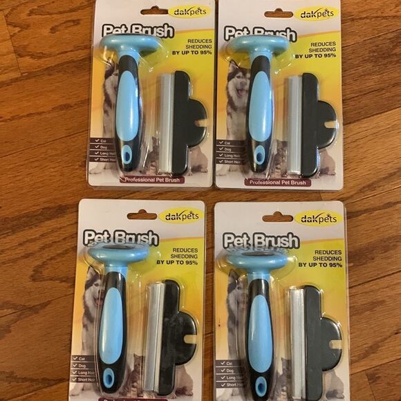 Professional Pet Brush bundle of FOUR reduces shedding by up to 95%. Resellers?! - Picture 2 of 8